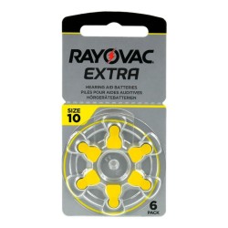 PILAS AUDIFONOS (BATERIA 10-AE RAYOVAC 6 uds)