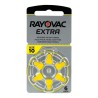 PILAS AUDIFONOS (BATERIA 10-AE RAYOVAC 6 uds)