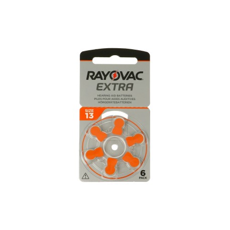 PILAS AUDIFONOS (BATERIA 13-AE RAYOVAC 6uds)