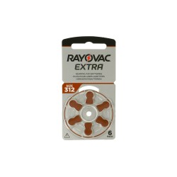 PILAS AUDIFONOS (BATERIA 312-AE RAYOVAC 6uds)