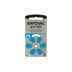 PILAS AUDIFONOS (BATERIA 675-AE RAYOVAC 6 uds)