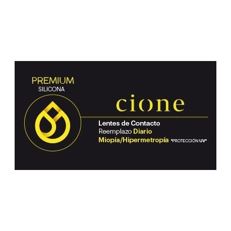 LENTILLAS CIONE PREMIUM SILICONA MIOPÍA/HIPERMETROPÍA (30 uds.)