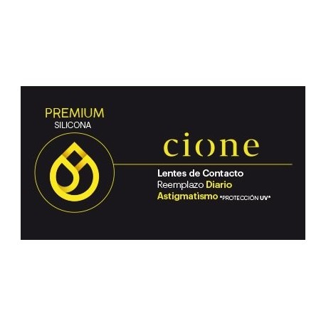 LENTILLAS CIONE PREMIUM SILICONA ASTIGMATISMO (30 uds.)