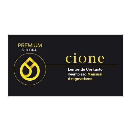 LENTILLAS CIONE PREMIUM SILICONA ASTIGMATISMO (3 uds.)
