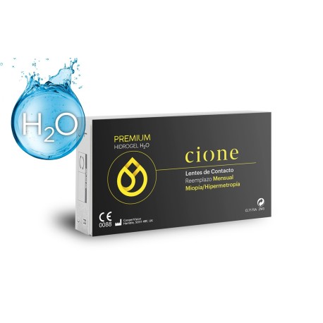 LENTILLAS CIONE PREMIUM HIDROGEL H2O Mi/Hi (6 uds.)